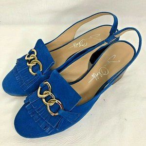 Jane Orloff Finley Blue Slingbacks 7M